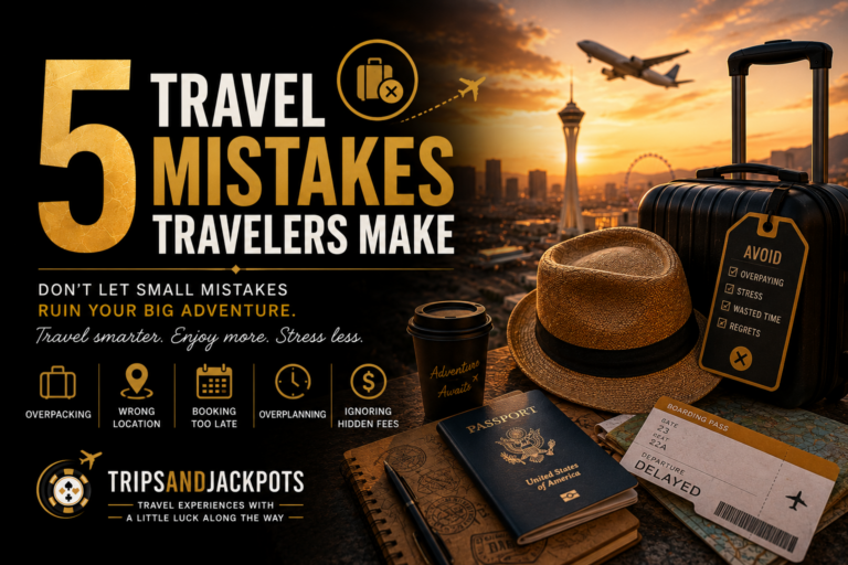 5 Travel Mistakes travelers make